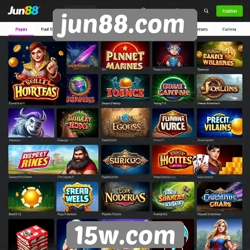 destaques dos jogos disponíveis no site jun88.com